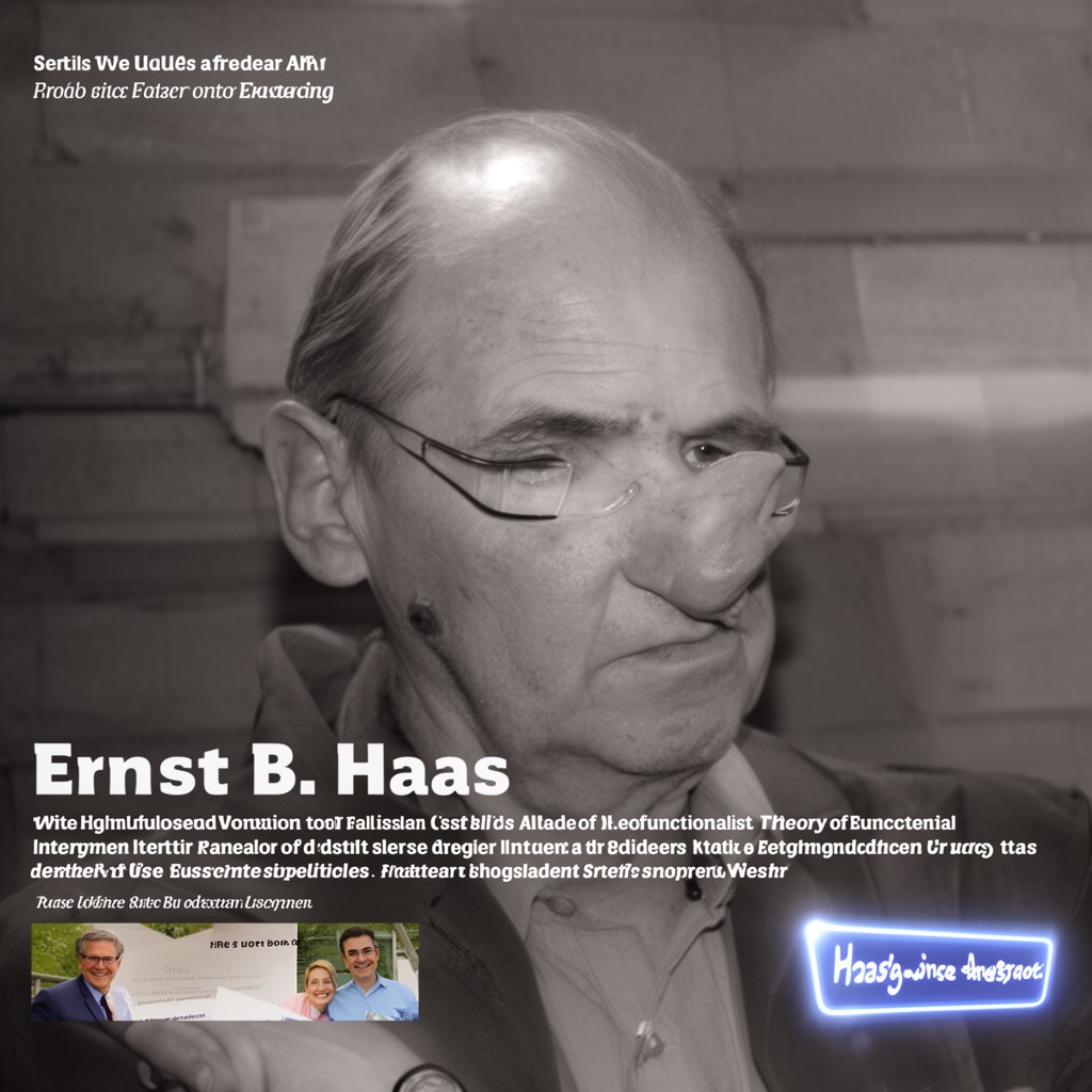 AI-generated illustration of Ernst B. Haas