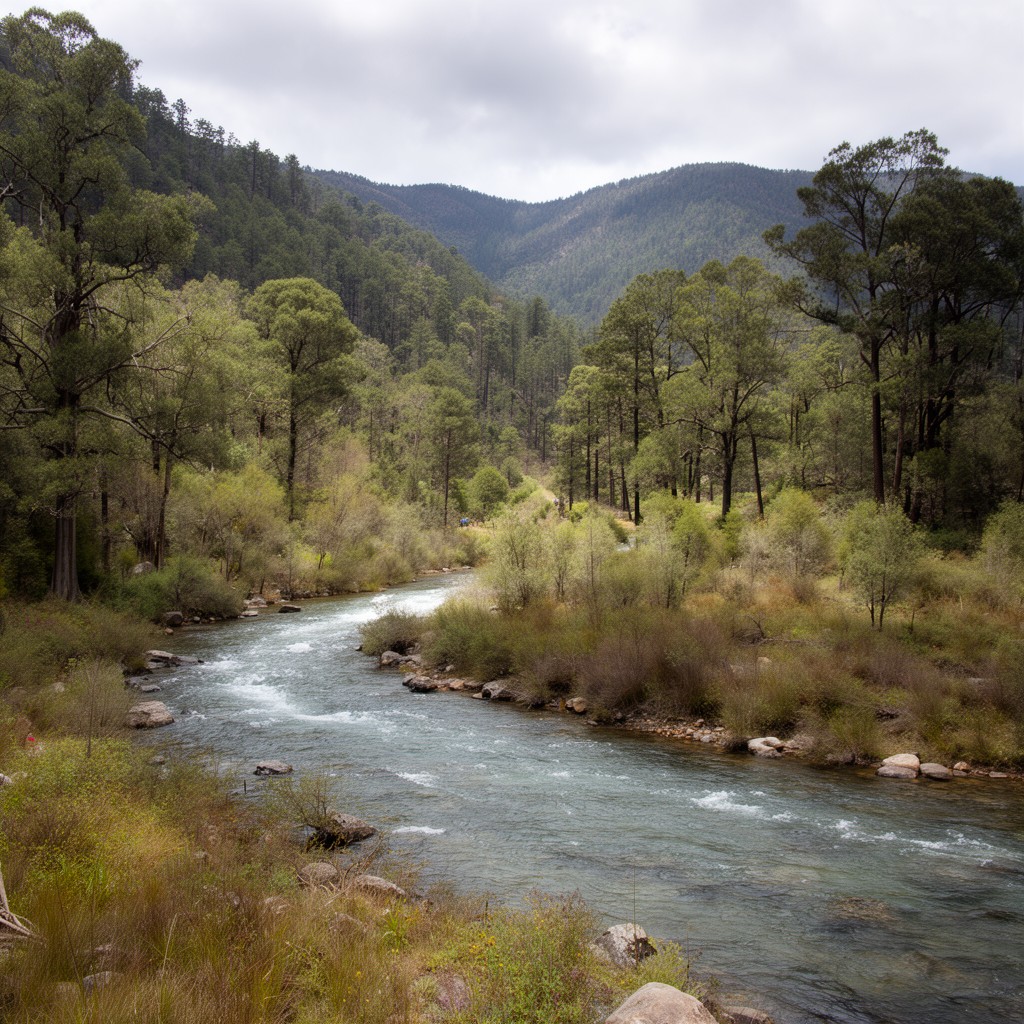 AI-generated illustration of Tumut River