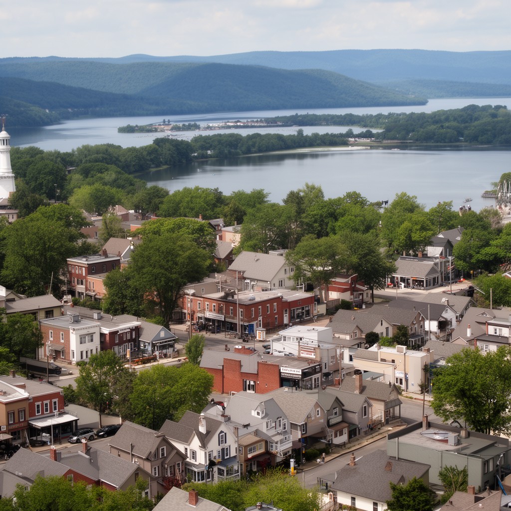 AI-generated illustration of Geneva, New York