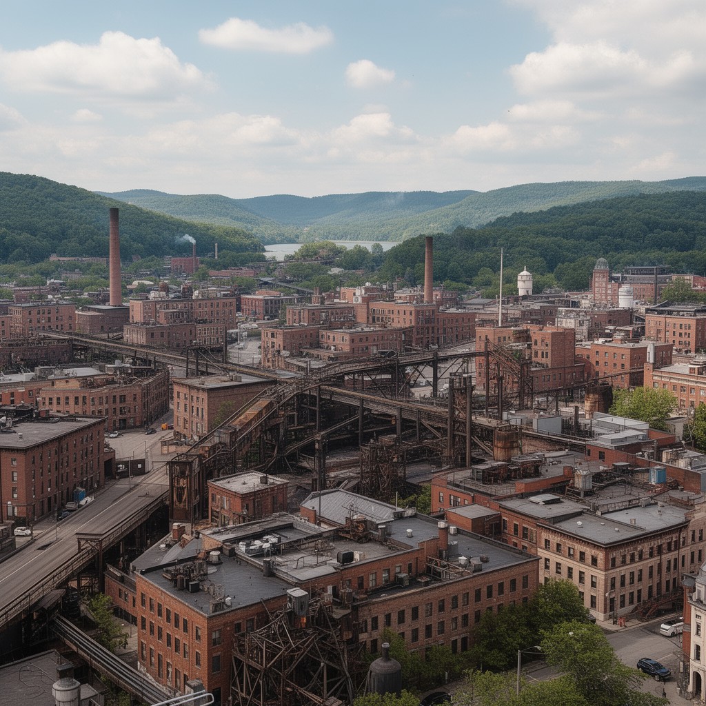 AI-generated illustration of Waterbury