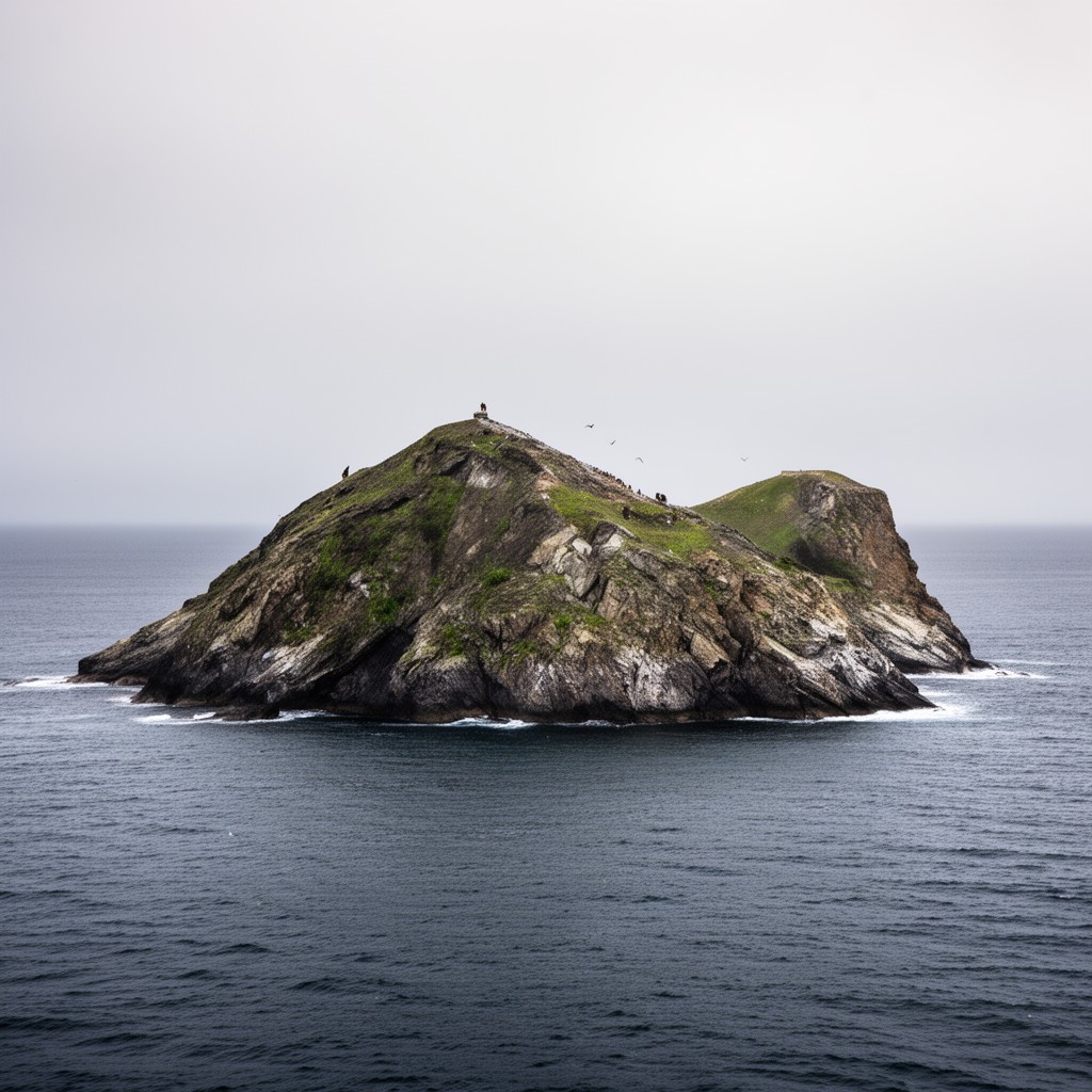 AI-generated illustration of Stoltenhoff Island