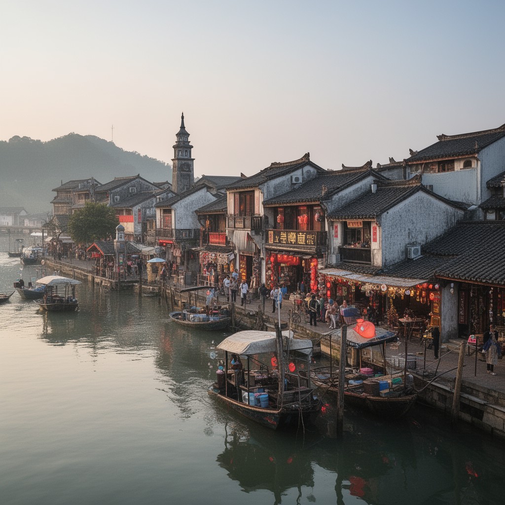 AI-generated illustration of Quanzhou