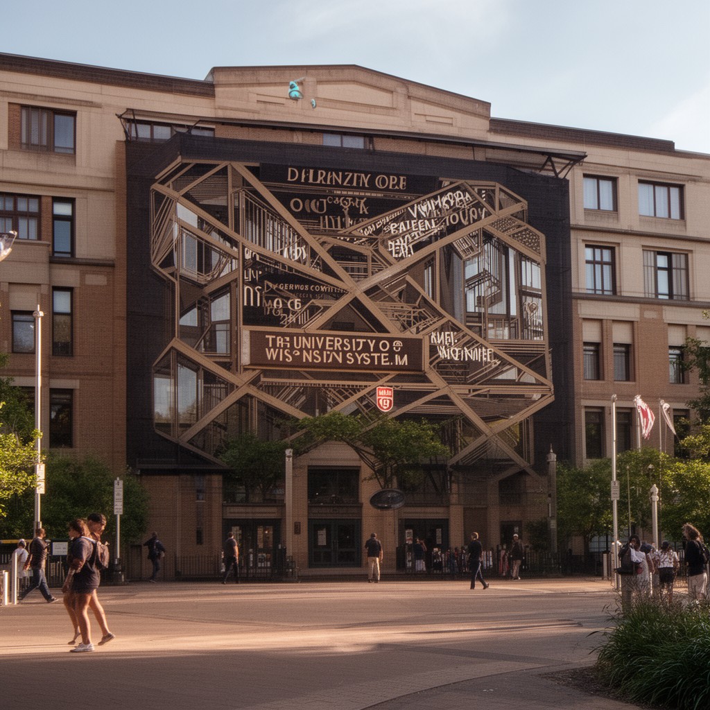 AI-generated illustration of University of Wisconsin System
