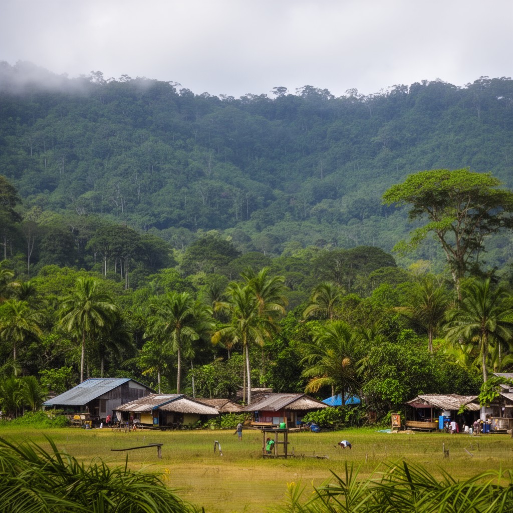AI-generated illustration of Vanua Levu