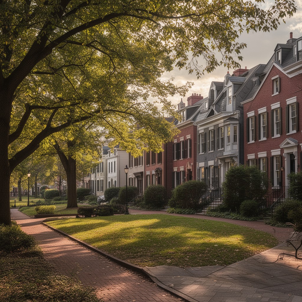 AI-generated illustration of Glover Park