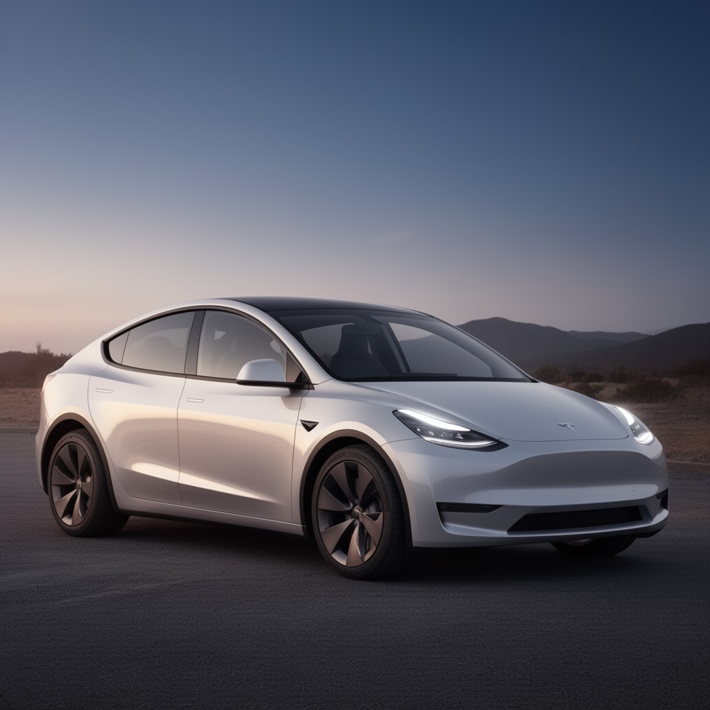 AI-generated illustration of Tesla Model Y