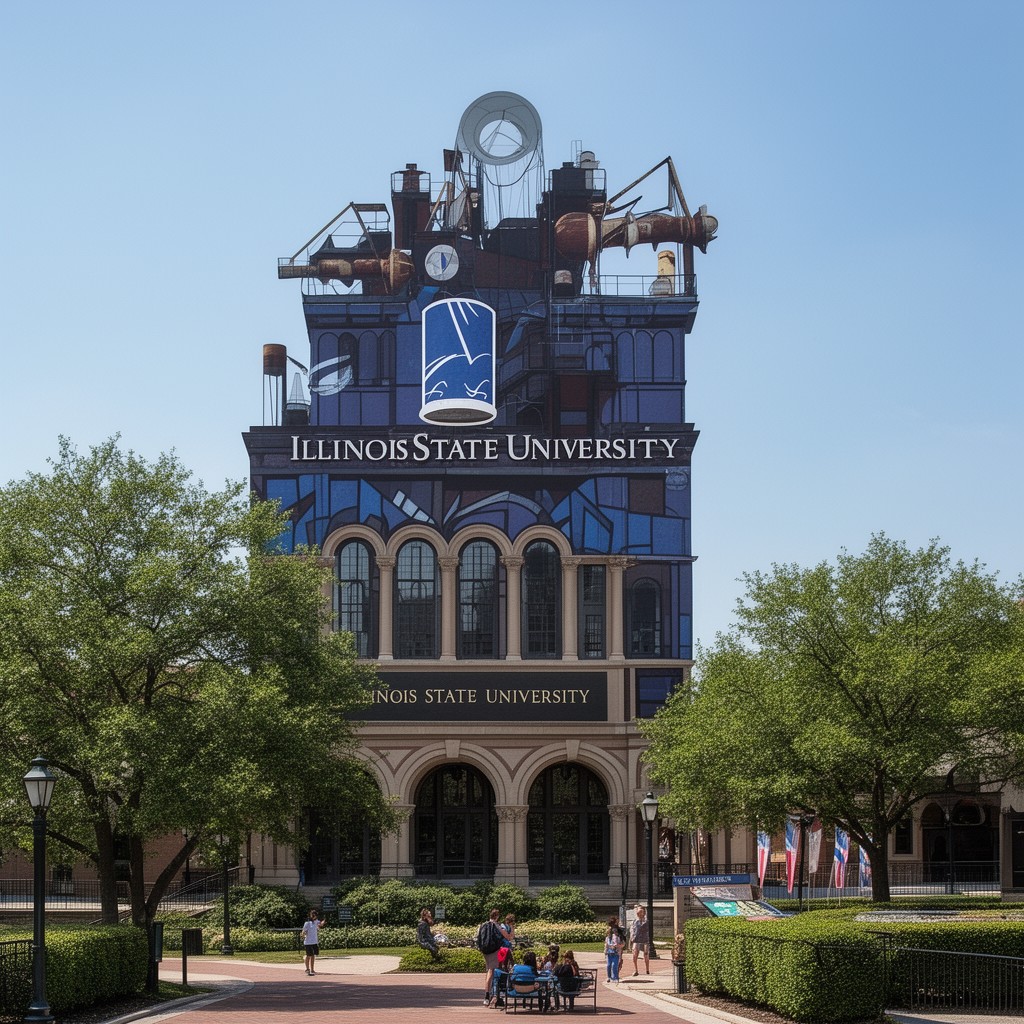 AI-generated illustration of Illinois State University