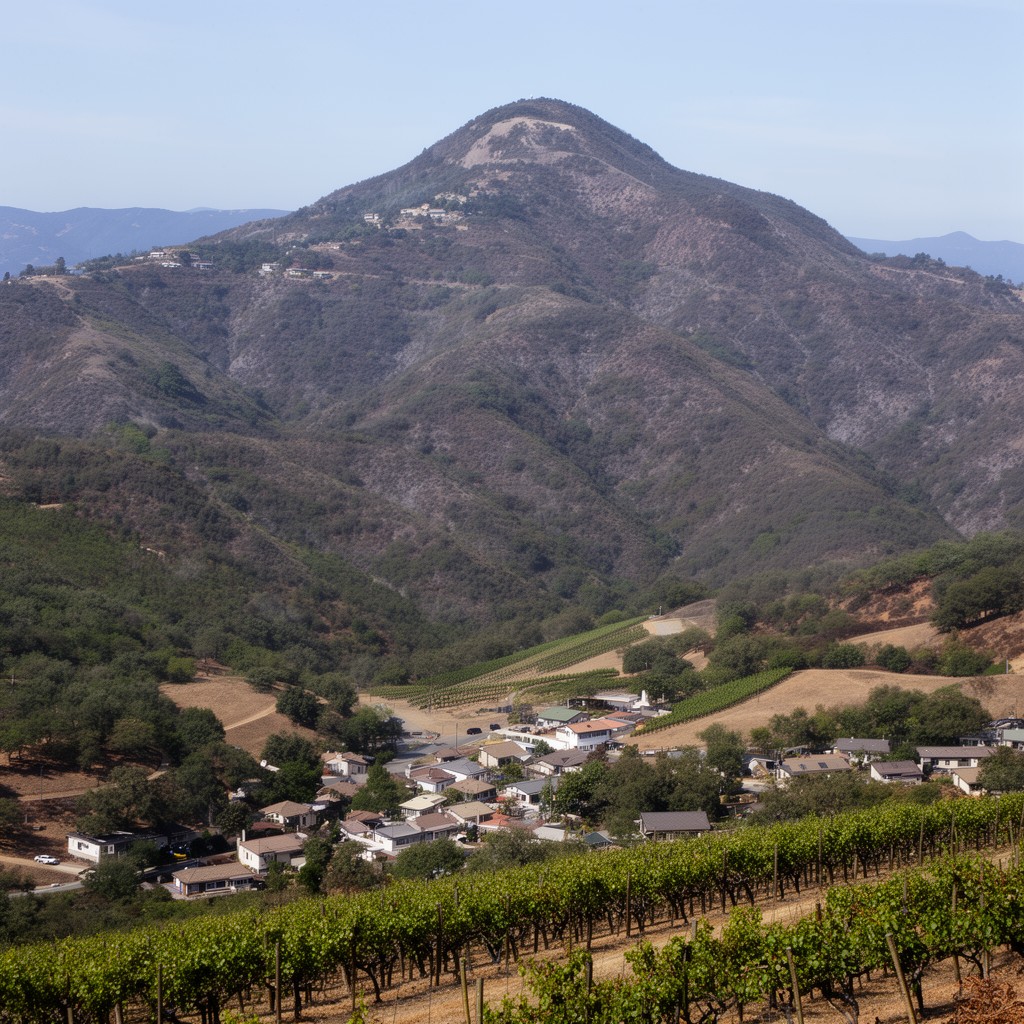 AI-generated illustration of Mount Veeder