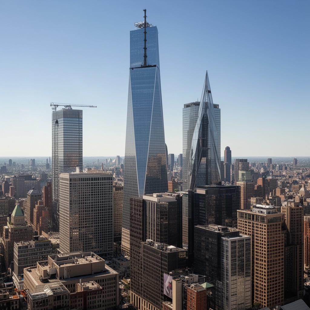 AI-generated illustration of 3 World Trade Center