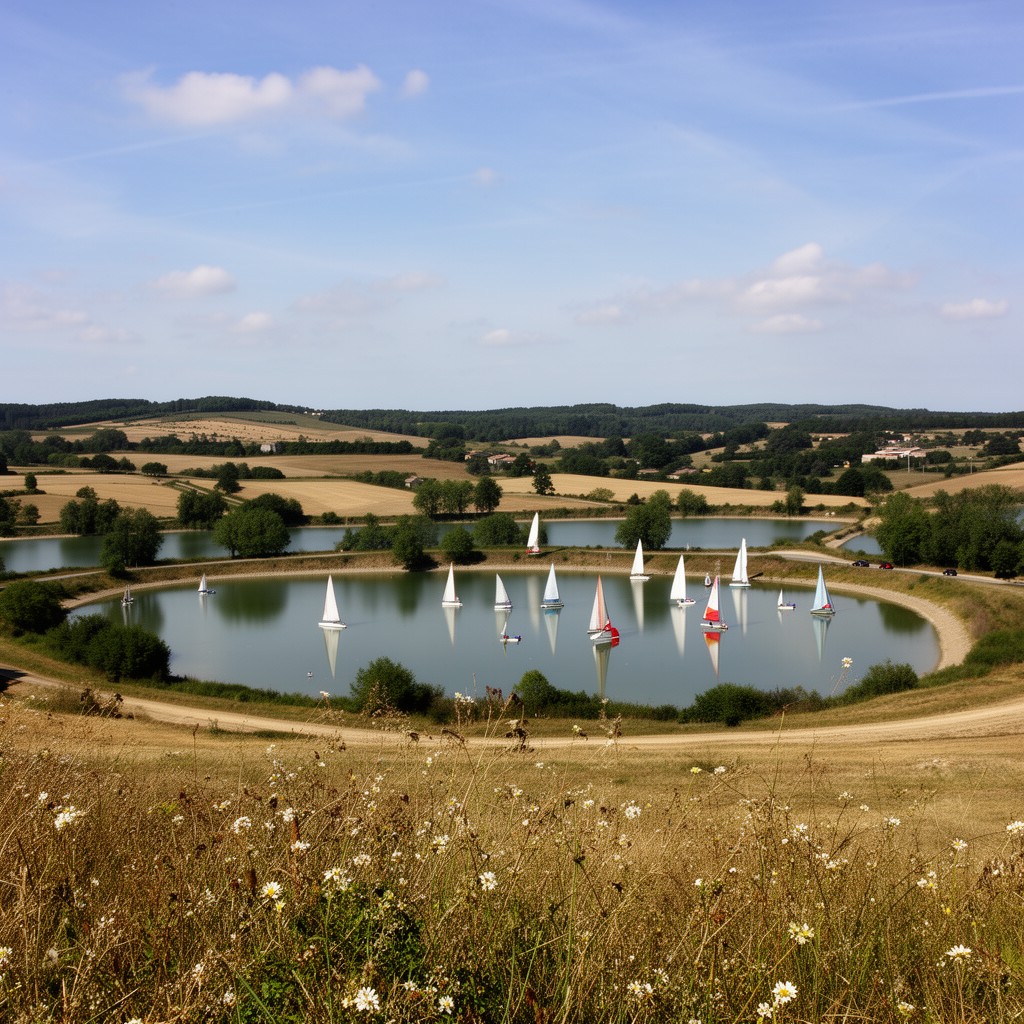 AI-generated illustration of Lac de la Ganguise