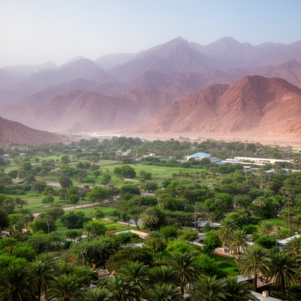AI-generated illustration of Salalah
