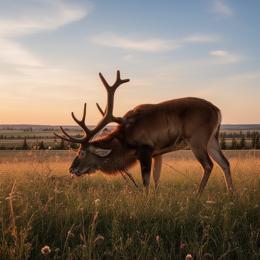AI-generated illustration of Red Deer