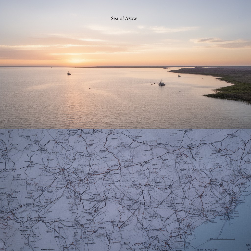 AI-generated illustration of Sea of Azov