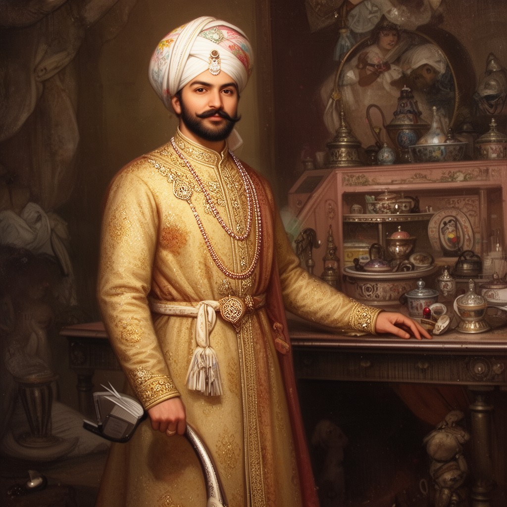 AI-generated illustration of Muhammad Akbar
