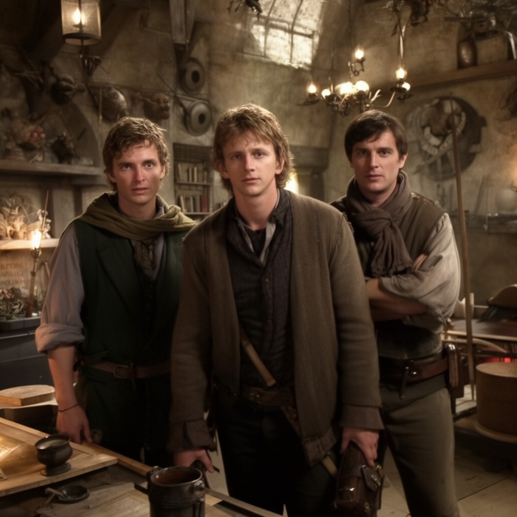 AI-generated illustration of Robin Hood television series