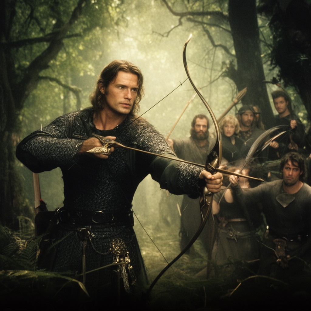 AI-generated illustration of Robin Hood: Prince of Thieves (1991 film)