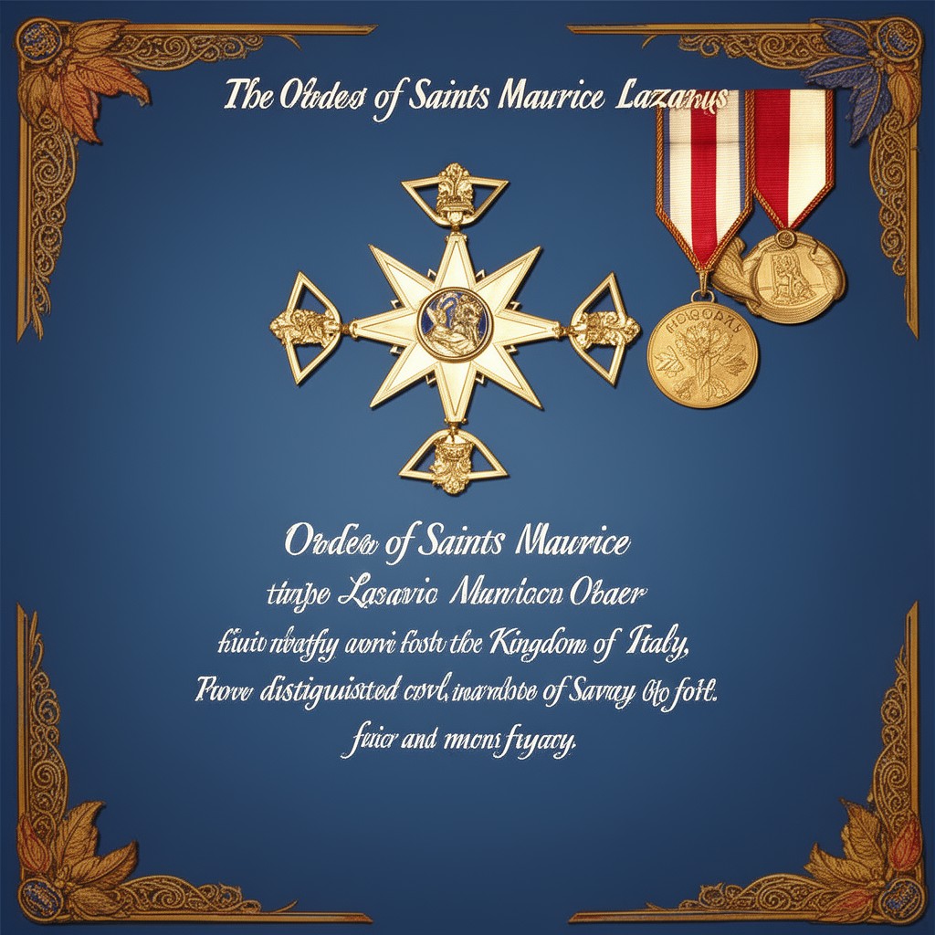 AI-generated illustration of Order of Saints Maurice and Lazarus
