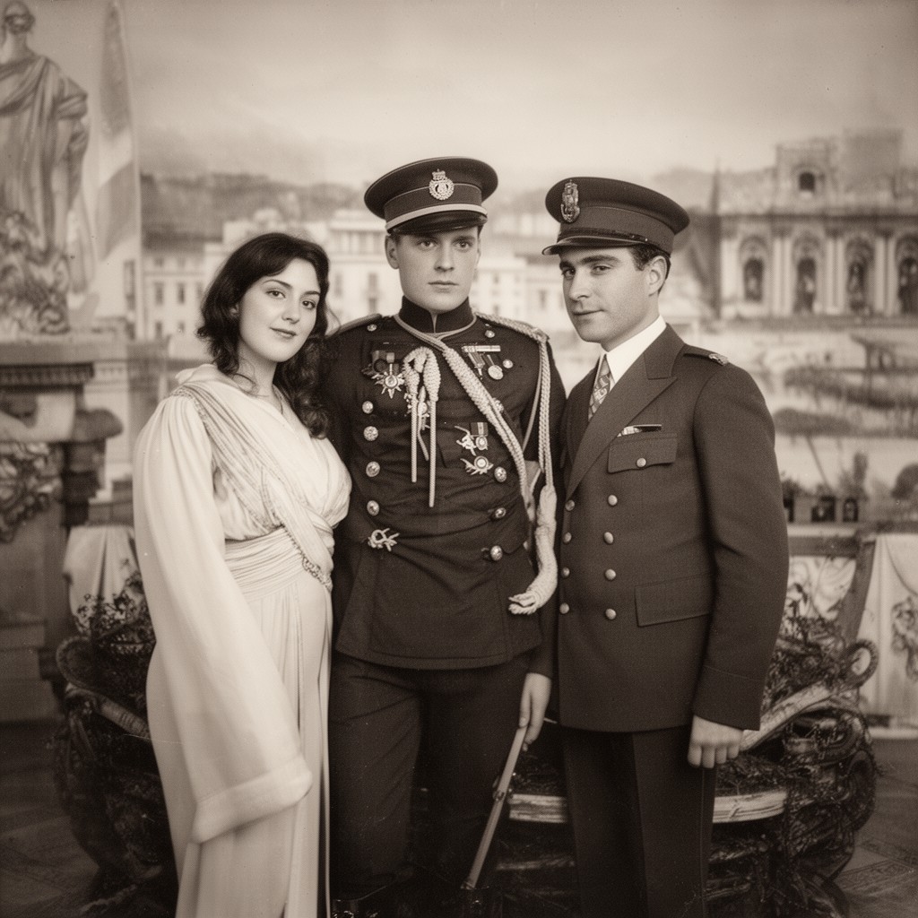 AI-generated illustration of Prince Andrew of Greece and Denmark