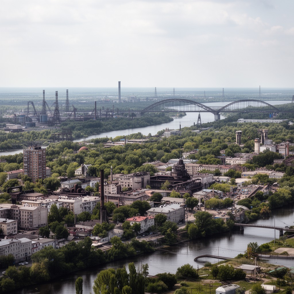 AI-generated illustration of Dnipropetrovsk Oblast