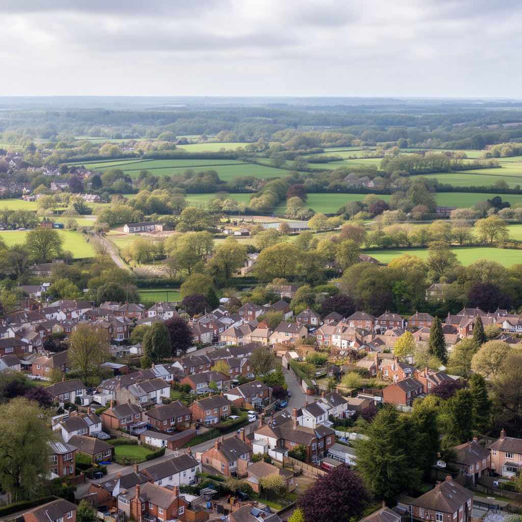 AI-generated illustration of Brentwood, Essex