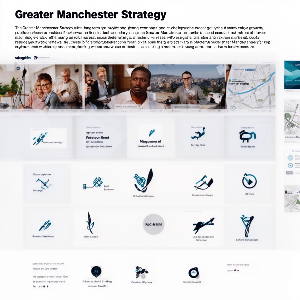 AI-generated illustration of Greater Manchester Strategy