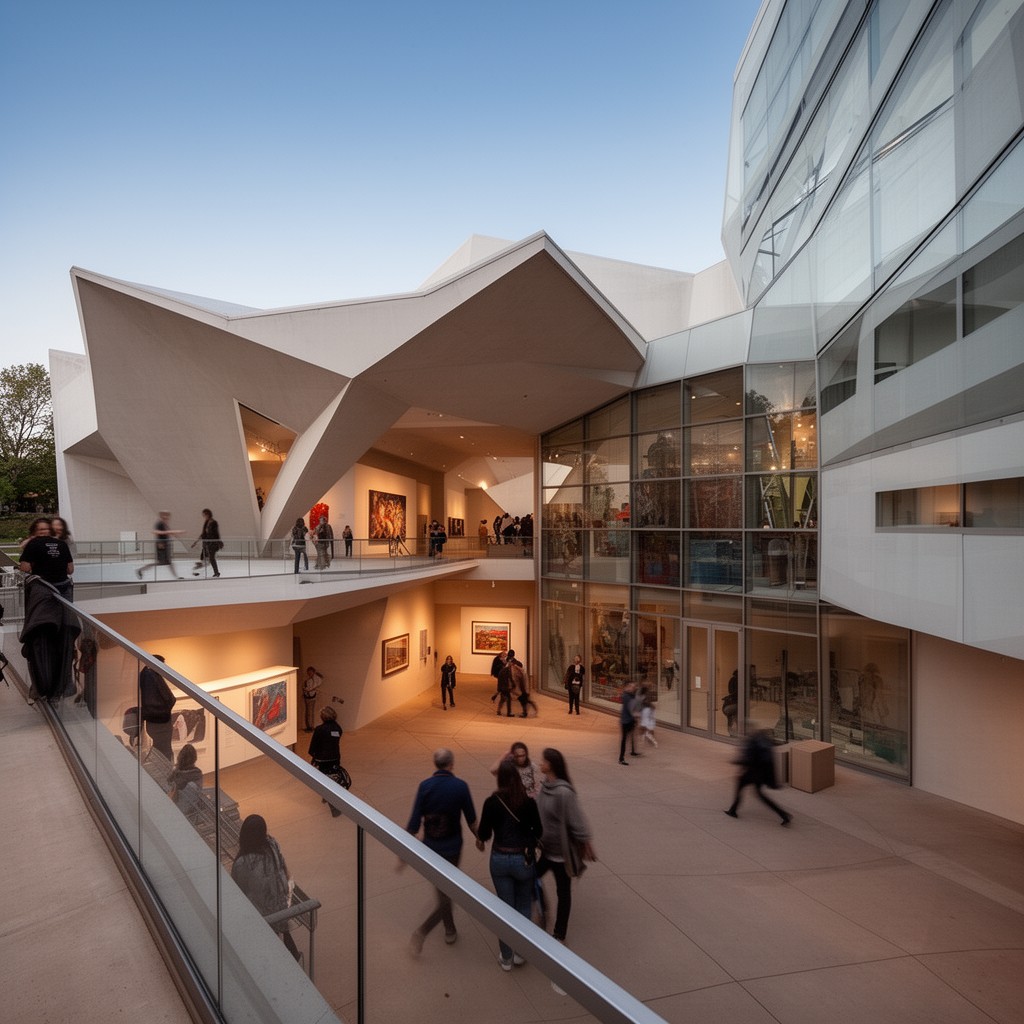 AI-generated illustration of Kruizenga Art Museum