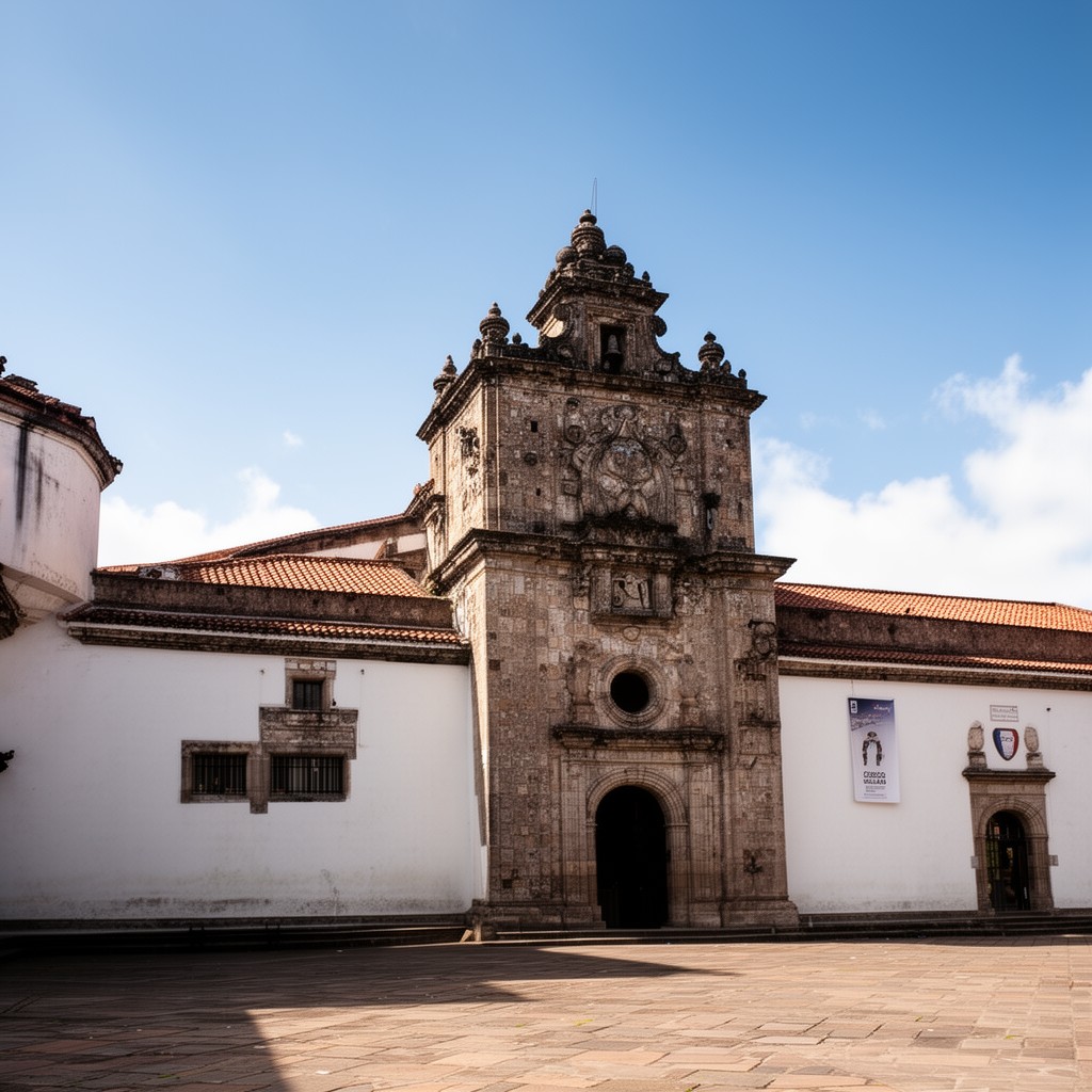 AI-generated illustration of Colegio de San Nicolás
