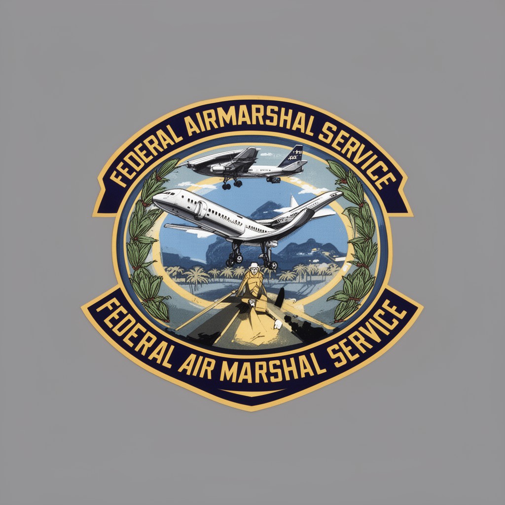 AI-generated illustration of Federal Air Marshal Service