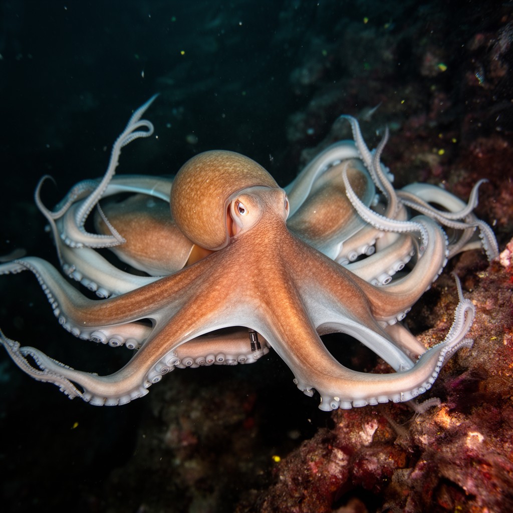AI-generated illustration of Cephalopoda
