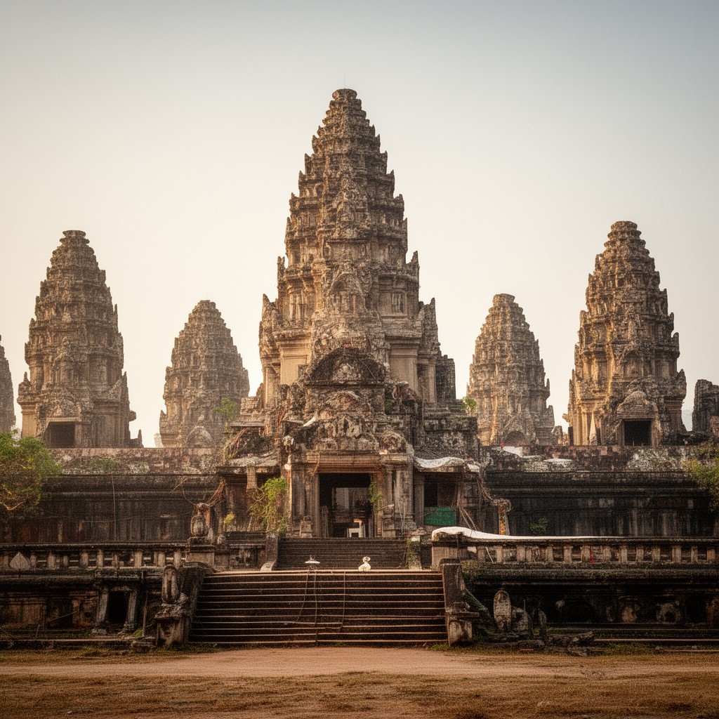 AI-generated illustration of Khmer Empire