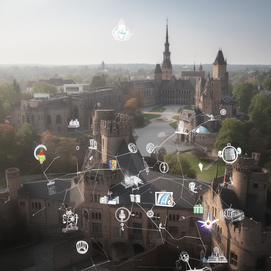 AI-generated illustration of Wrocław University of Science and Technology