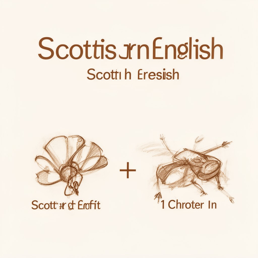 AI-generated illustration of Scottish English