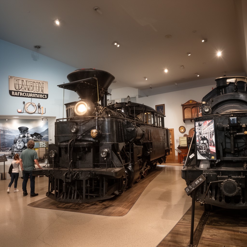 AI-generated illustration of Union Pacific Railroad Museum