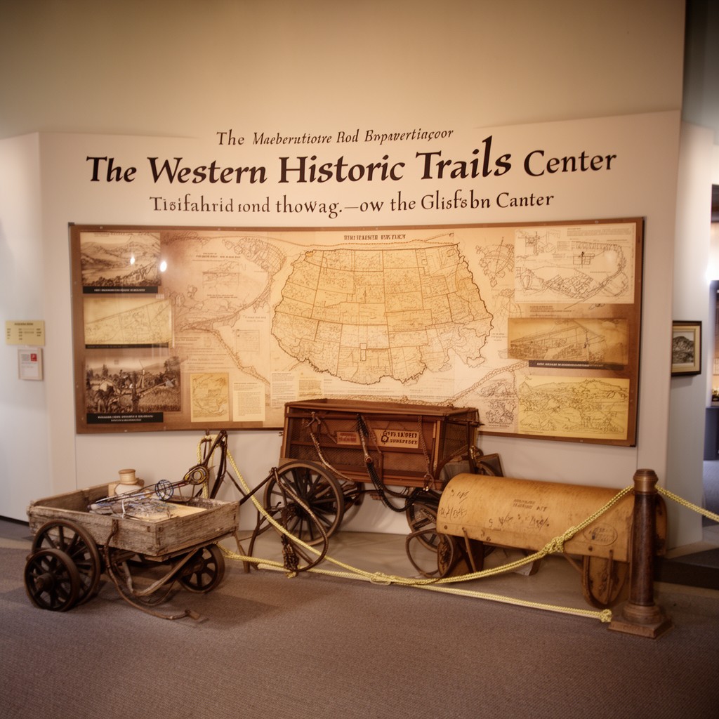 AI-generated illustration of Western Historic Trails Center