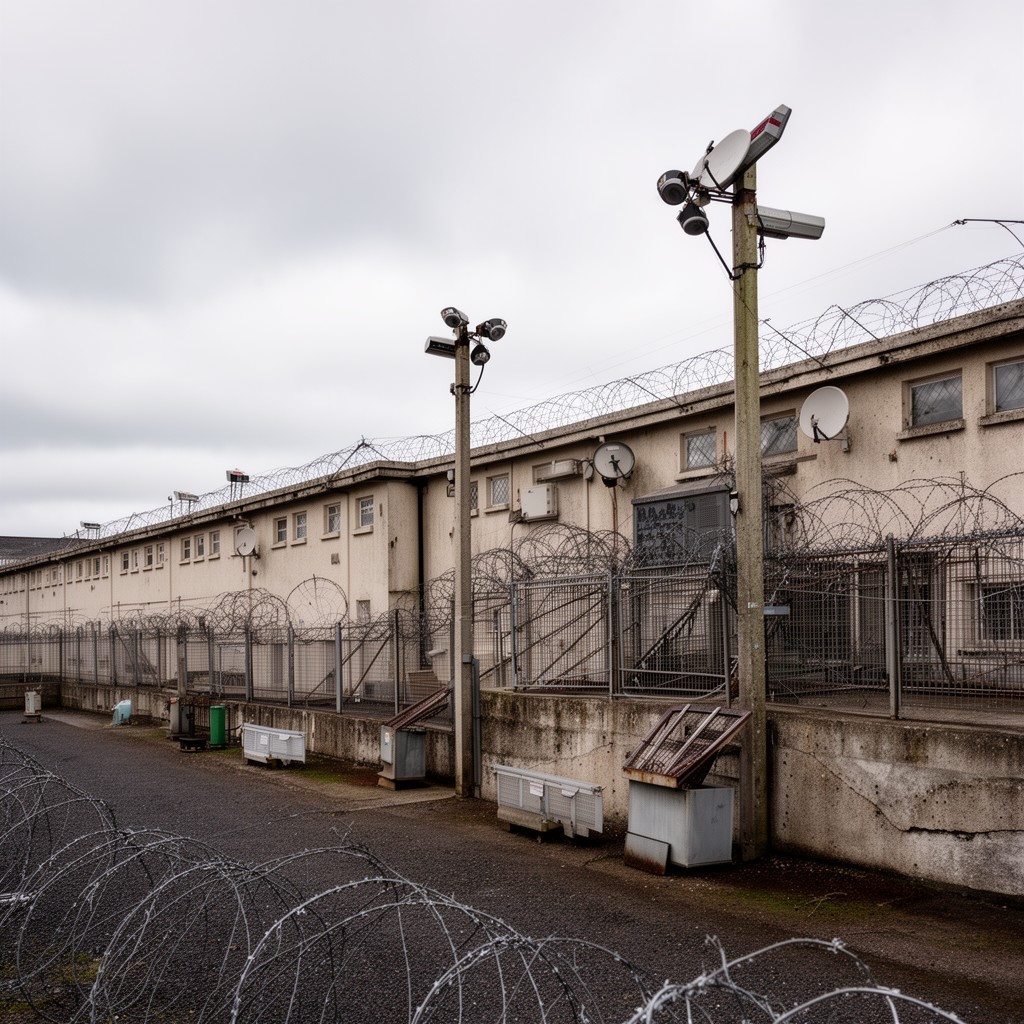 AI-generated illustration of Long Kesh