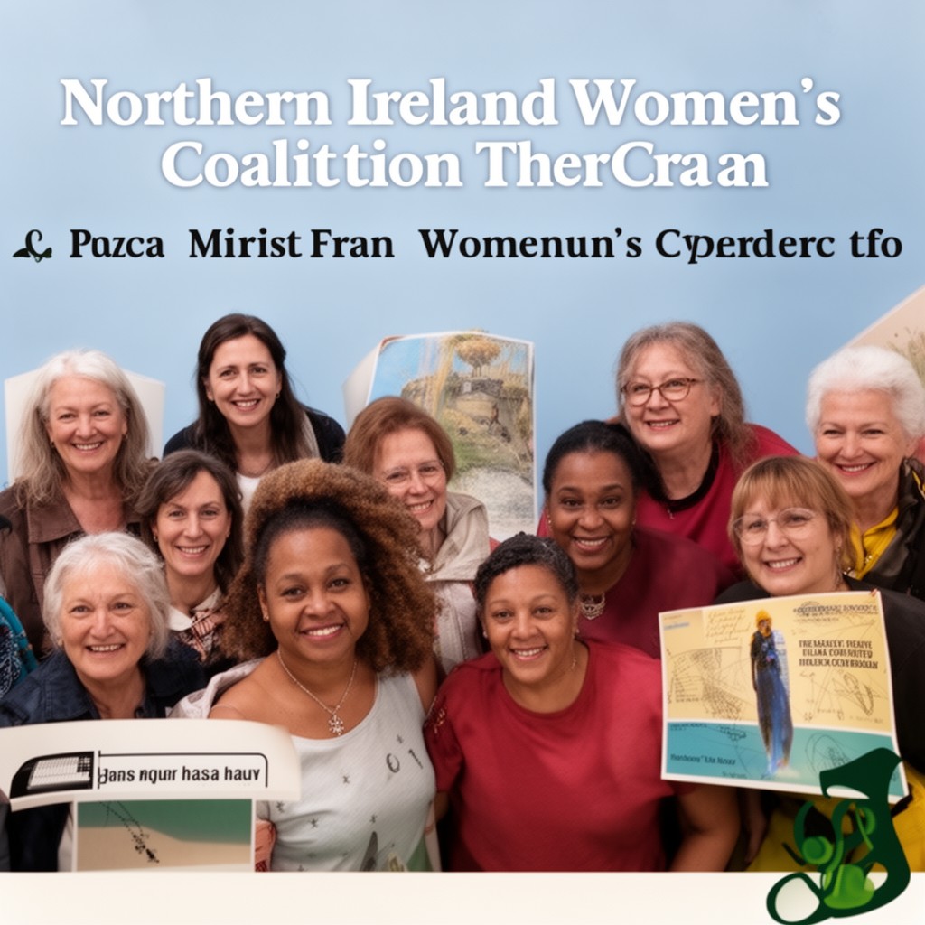 AI-generated illustration of Northern Ireland Women’s Coalition