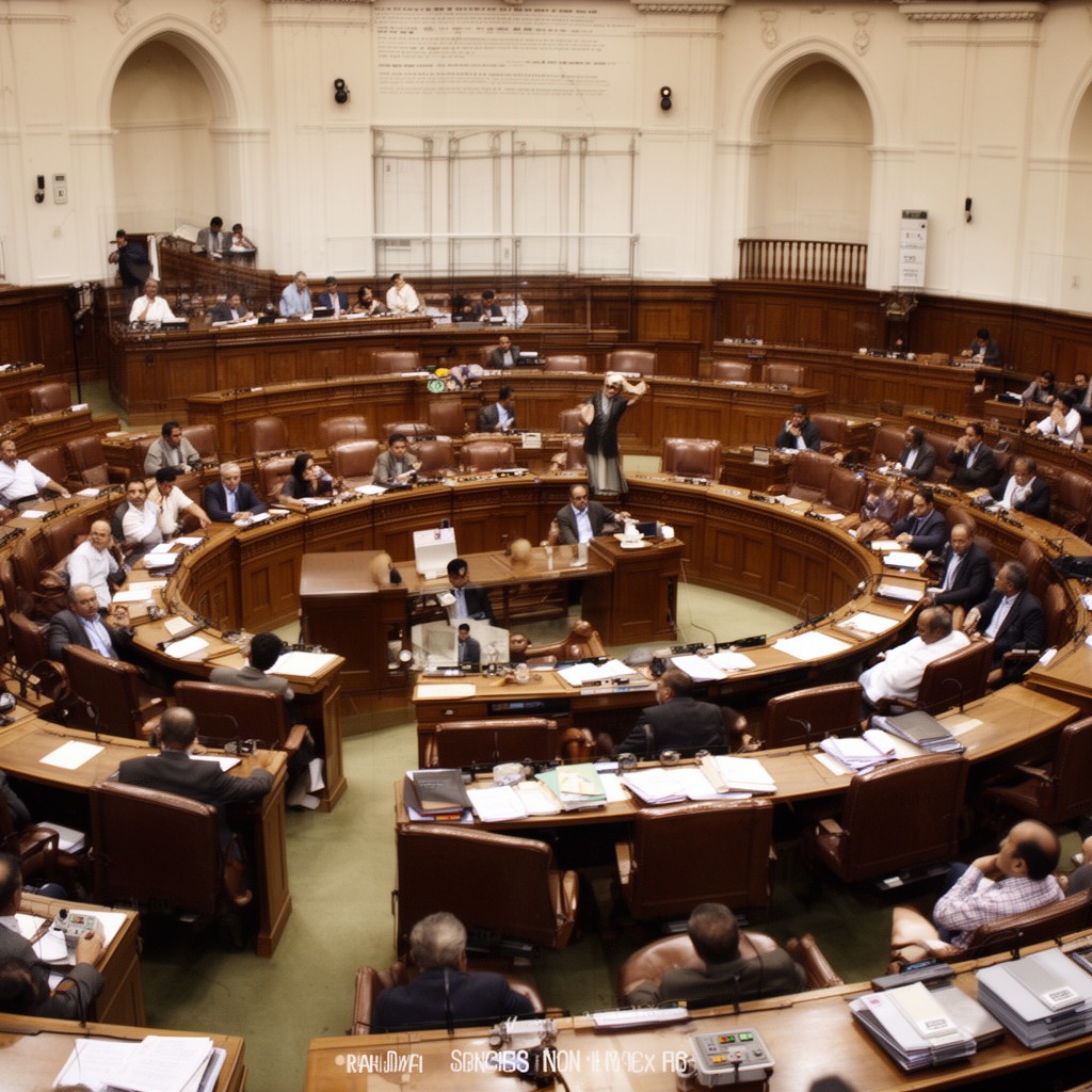 AI-generated illustration of Rajya Sabha