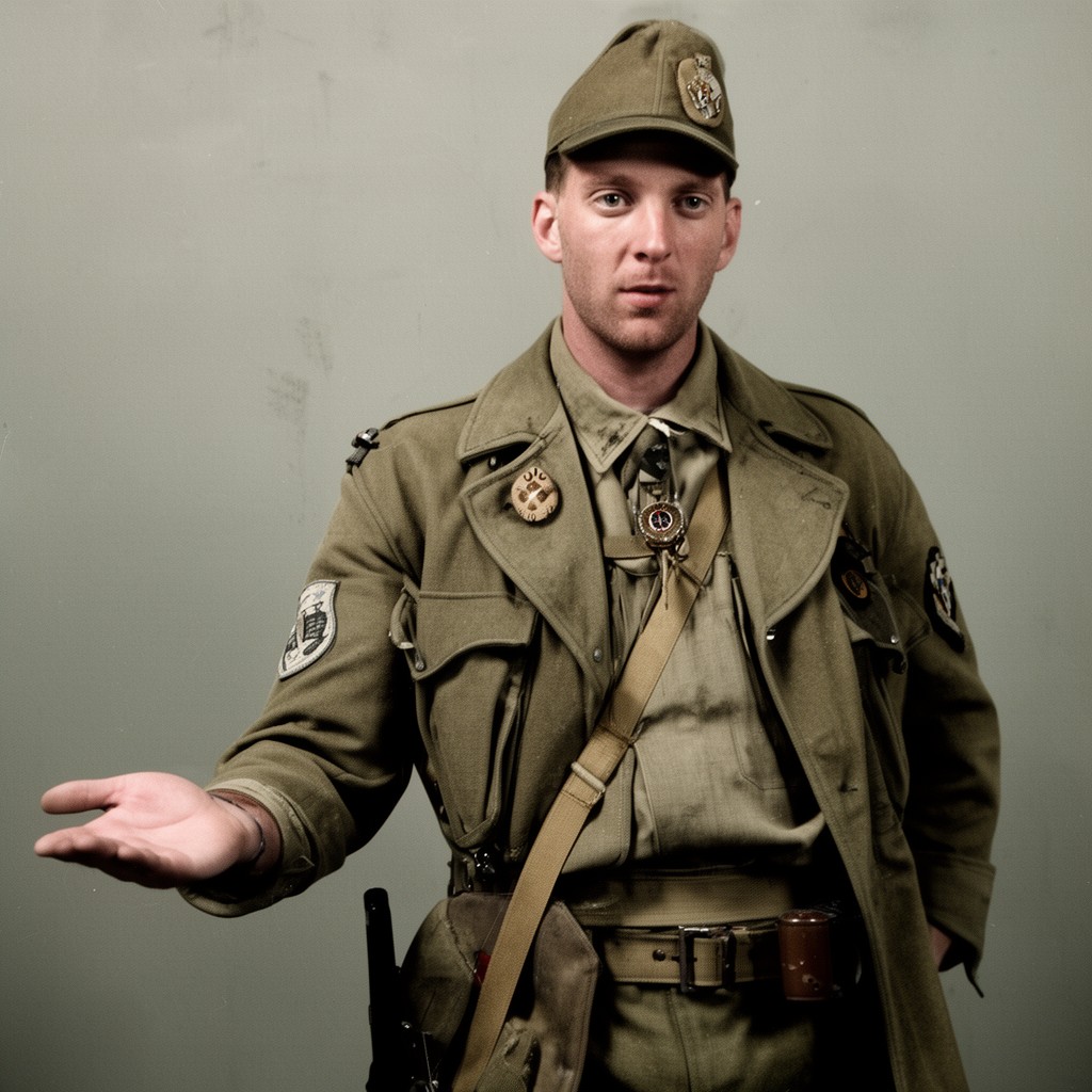 AI-generated illustration of pre-1969 Irish Republican Army