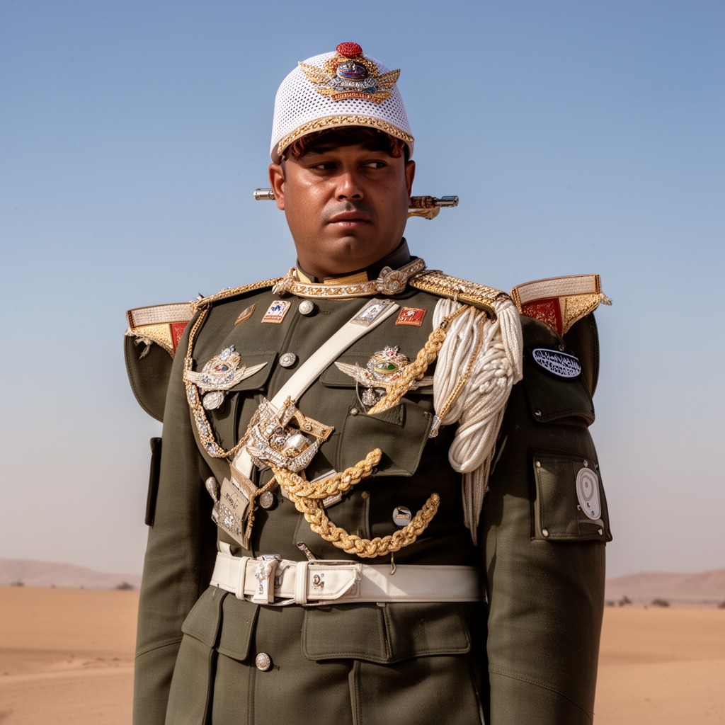 AI-generated illustration of Armed Forces of Oman