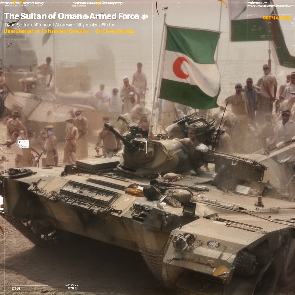 AI-generated illustration of Sultan of Oman's Armed Forces