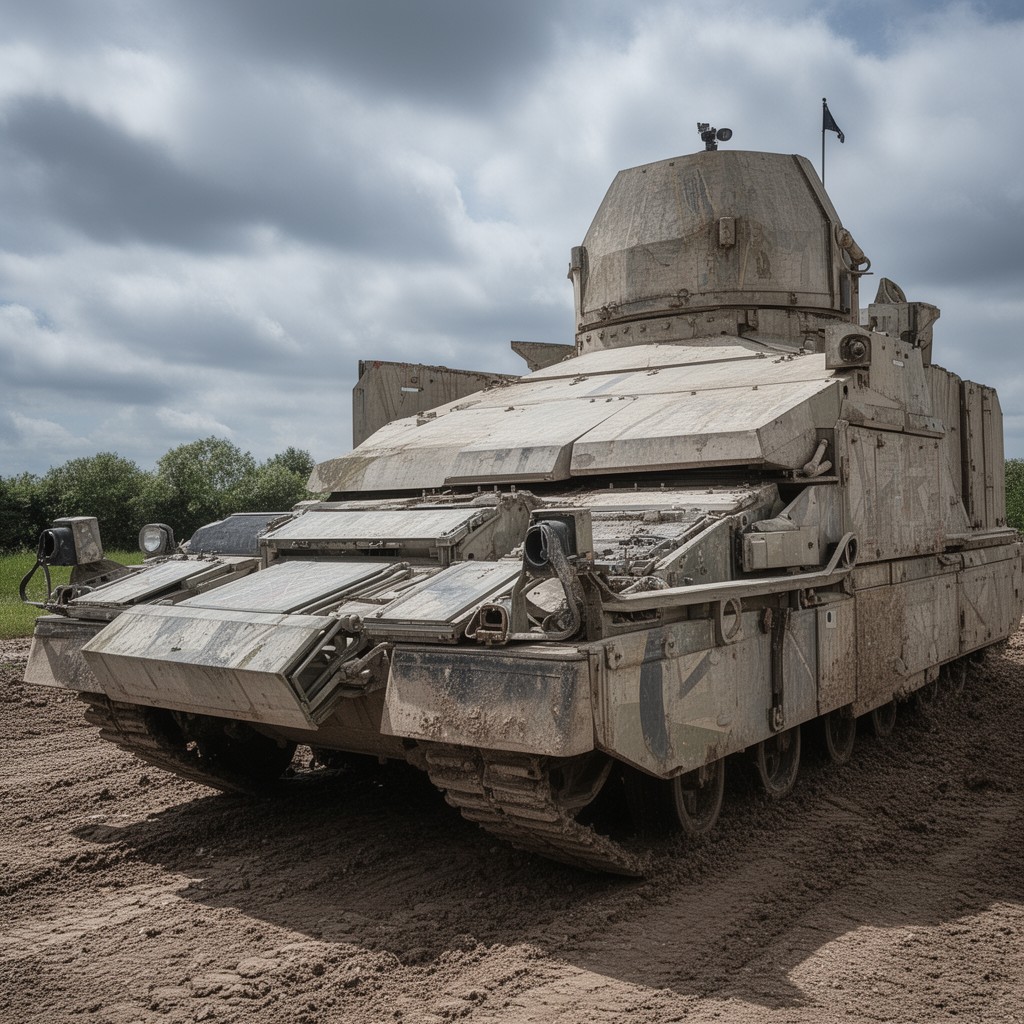 AI-generated illustration of Burlington armour