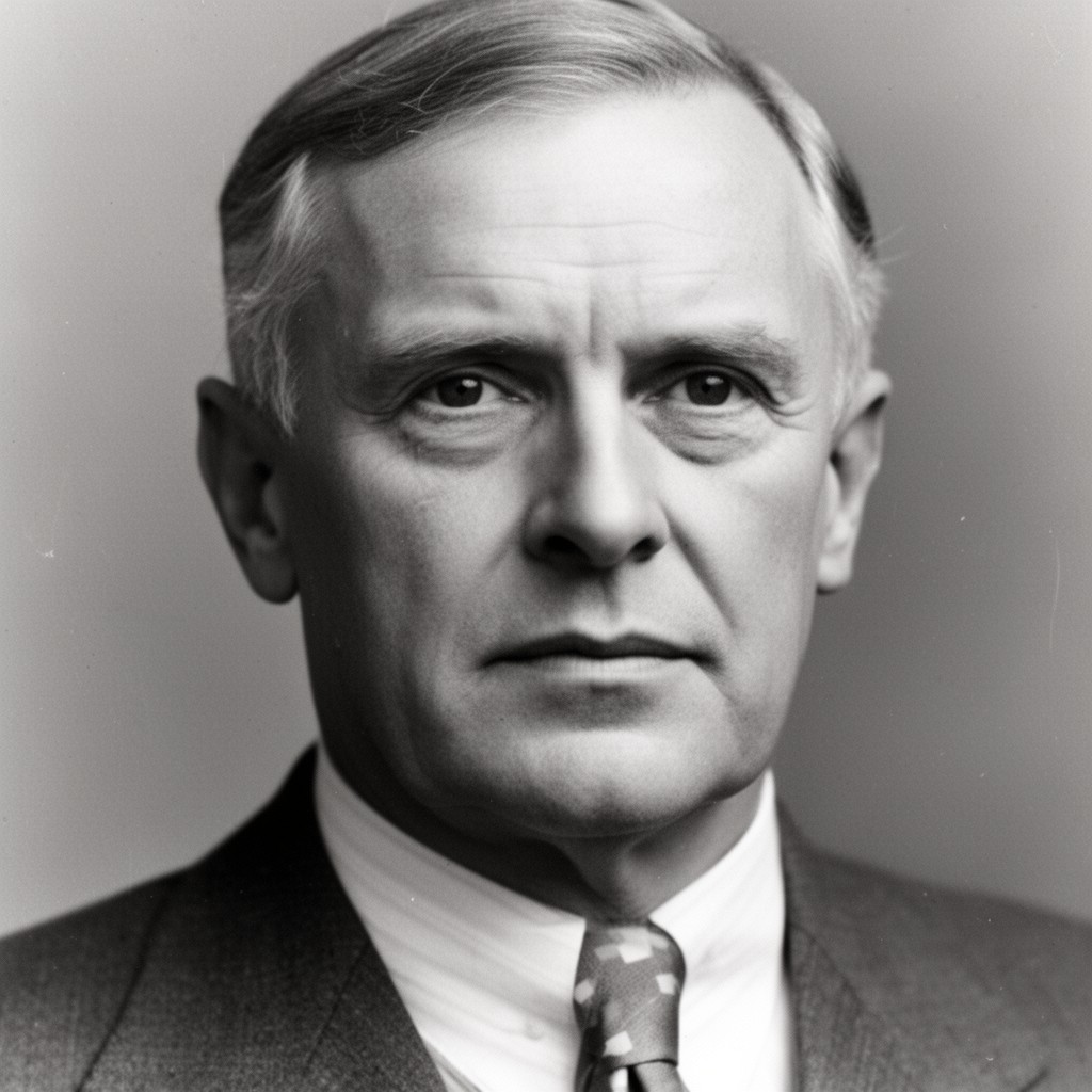 AI-generated illustration of Per Albin Hansson
