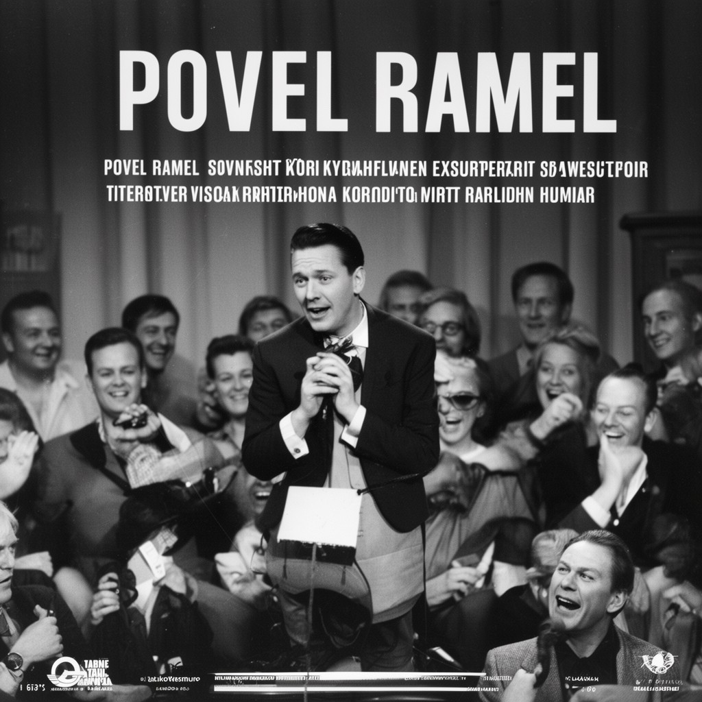 AI-generated illustration of Povel Ramel