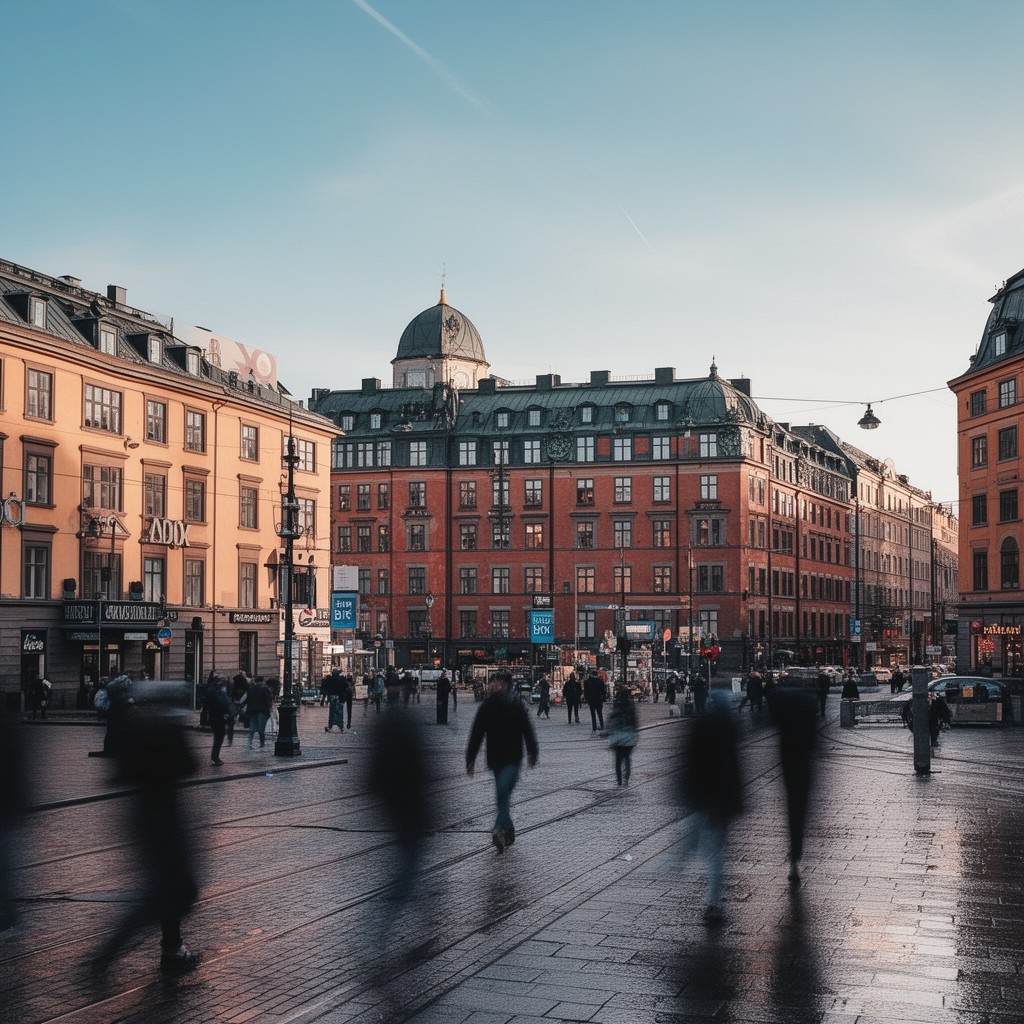 AI-generated illustration of Norrmalm