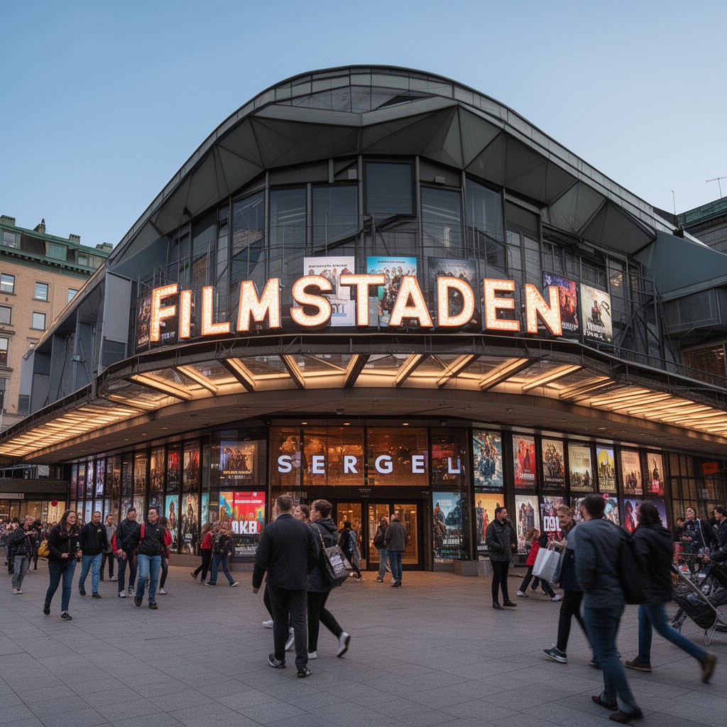 AI-generated illustration of Filmstaden Sergel