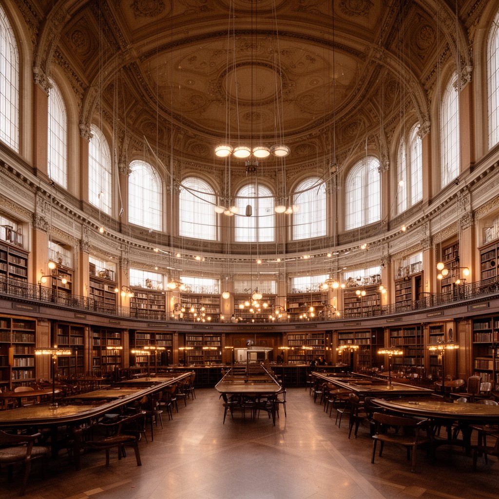 AI-generated illustration of Stockholm Public Library