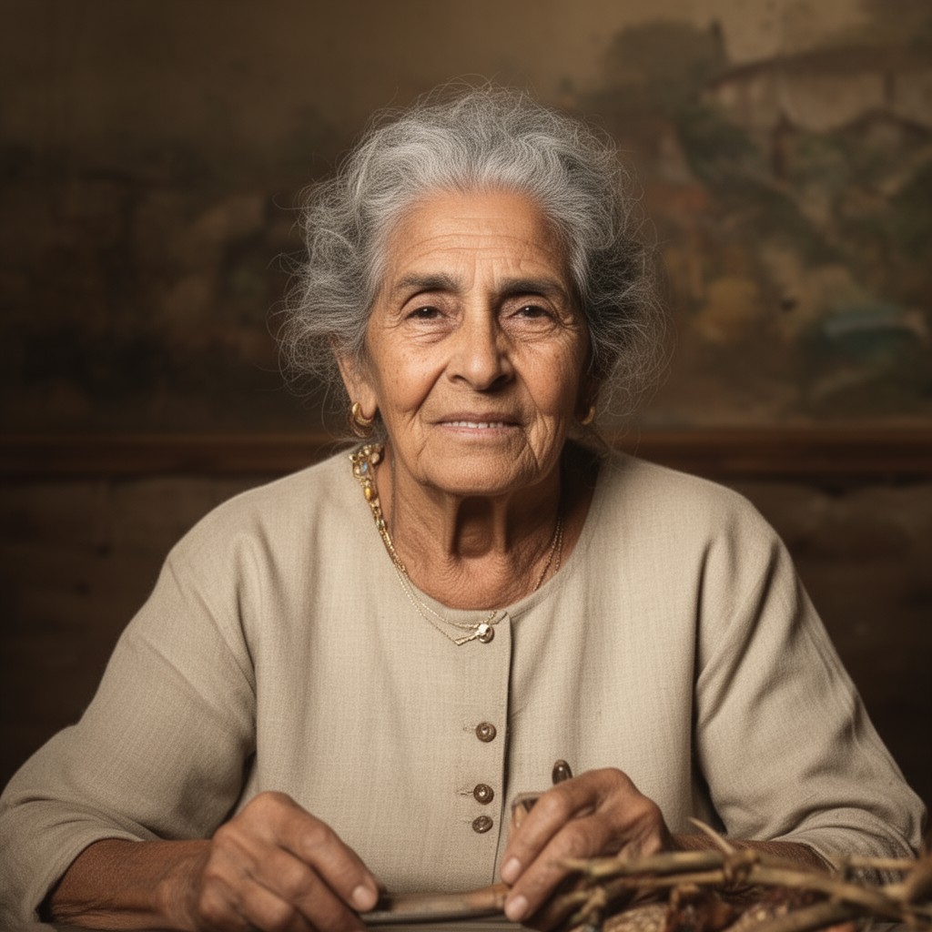AI-generated illustration of Úrsula Iguarán