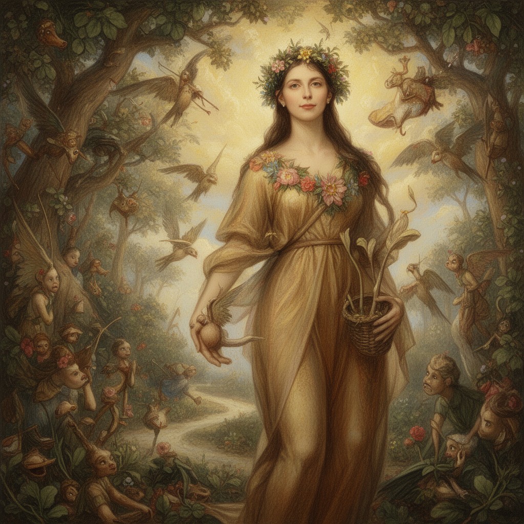 AI-generated illustration of Remedios the Beauty