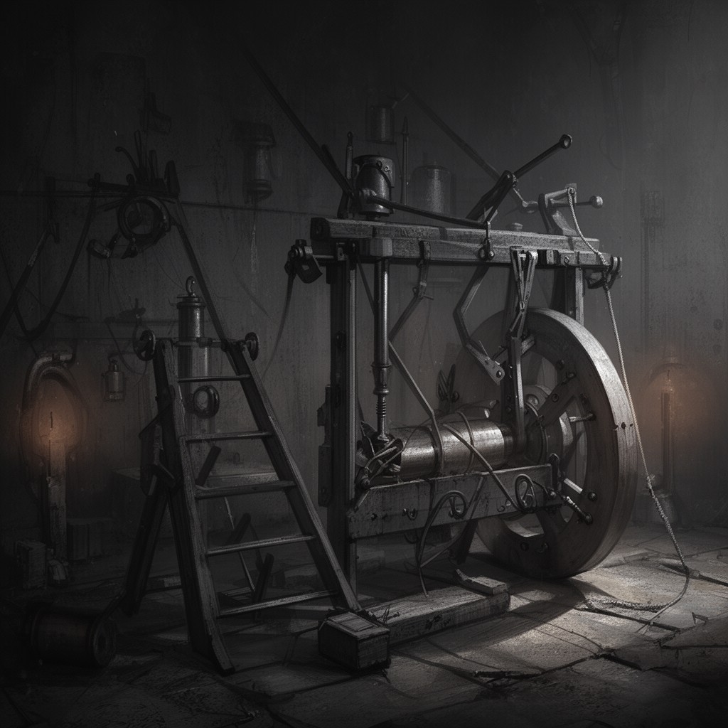 AI-generated illustration of In the Penal Colony
