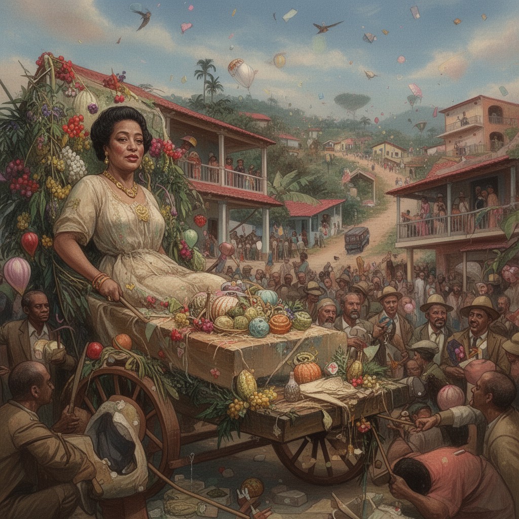 AI-generated illustration of Big Mama’s Funeral
